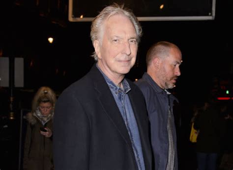 Alan Rickman Dead: Last Picture Of Actor In Final Public。